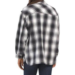 LUCKY BRAND Plaid Oversized Shirt Jacket - Size Medium